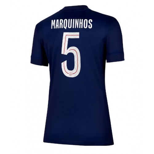 Paris Saint-Germain Marquinhos #5 Domaci Dres za Ženska 2025-26 Kratak Rukav